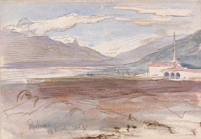 Tepelene, 18 April 1857 by Edward Lear